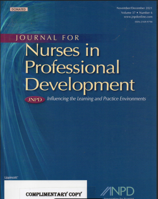 Nursing Academic Journal Titles (Donated) Cebu Normal University