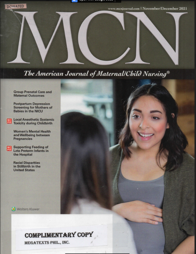 Nursing Academic Journal Titles (Donated) Cebu Normal University